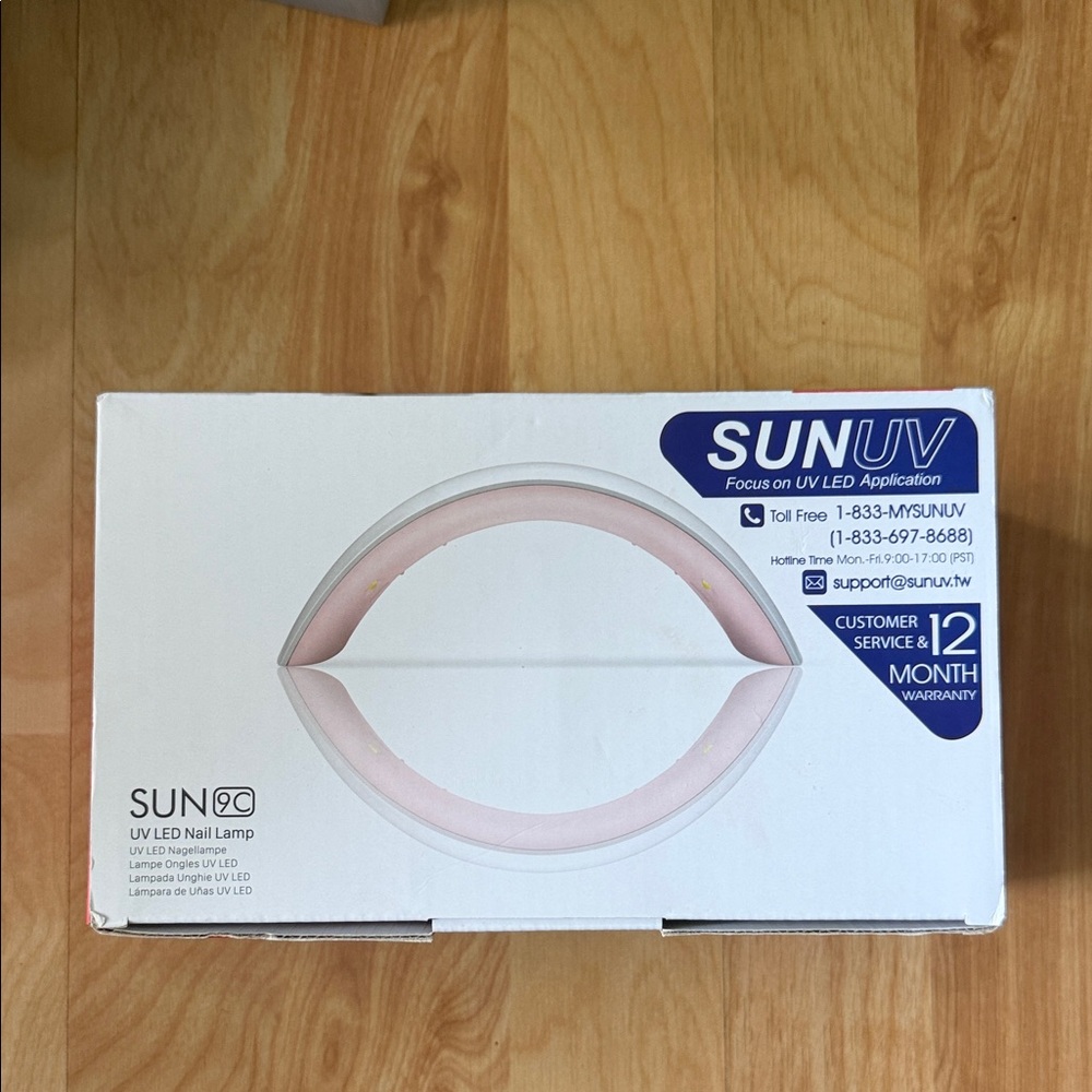 SUNUV UV LED Nail Lamp - White and Pink
